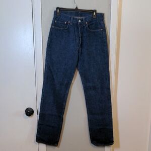 Vintage Levi's 1981 501 Dark Indigo Denim Jeans